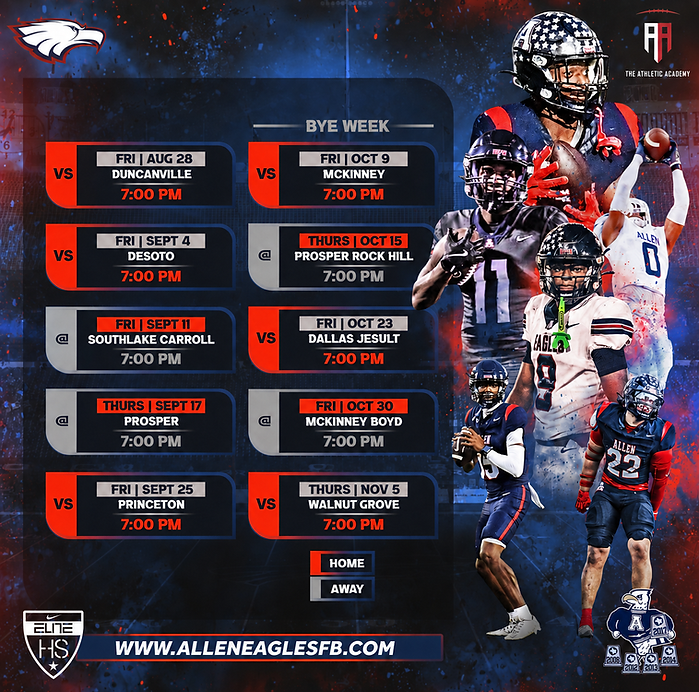 Allen High School Football Schedule